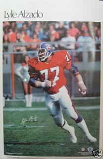 Lyle Alzado Denver Broncos NFL SI Poster 1978