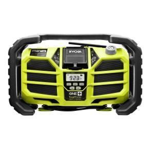 Ryobi 18 Volt ONE+ Toughtunes AM/FM Radio / 18V Battery Charger P765