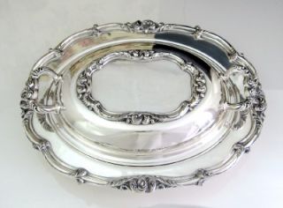 Amston Fine Silver Plate Entree Vegetable Serving Dish