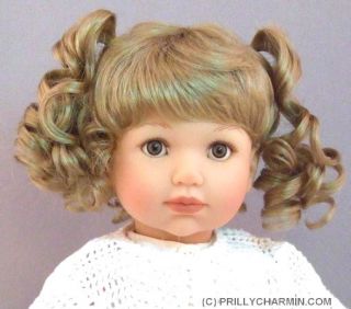 Doll Wigs Size 14 15 Amanda Lt Golden Brown Pale Blonde