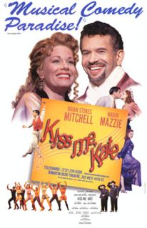 2nd Edition Broadway Poster Kiss Me Kate Marin Mazzie