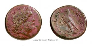 Ptolemy II Zeus Ammon Huge 43mm 71g Bronze Coin Greek Ptolemaic Kings 
