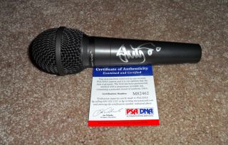Trey Anastasio Phish Signed Microphone PSA M82462