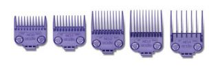 Andis 01410 Nano Silver Magnetic Clipper Combs Guide Set 5 Guides 