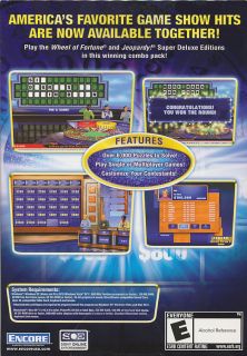   OF FORTUNE & JEOPARDY SUPER DELUXE   2x PC & MAC Games   NEW in BOX