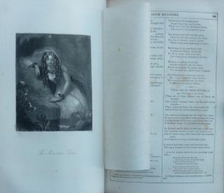 1858 Poetical Works of Thomas Moore Full Leather Engrs