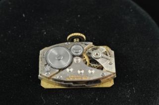 vintage mens swiss americus wristwatch for repairs