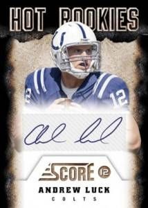   Football Factory Box Andrew Luck RG3 Russell Wilson Autographs