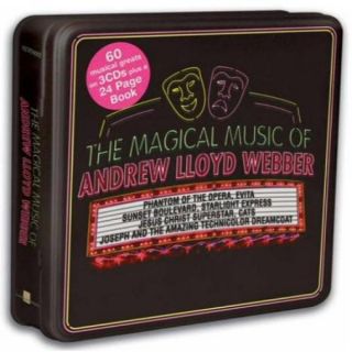 MUSIC OF ANDREW LLOYD WEBBER NEW 3 CD TIN JOHN BARROWMAN BARBARA 