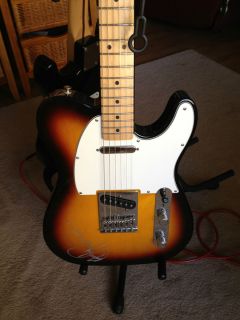    Sunburst Telecaster Signed by Guitarist from Police Andy Summers
