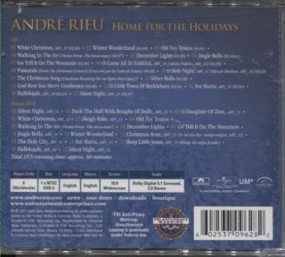 ANDRE RIEU   HOME FOR THE HOLIDAYS (CD 2012) NEW *3 BONUS TRACKS*BONUS 