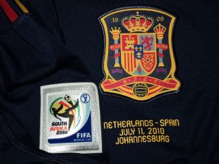 Spain Iniesta Match UNWORN Shirt World Cup 2010