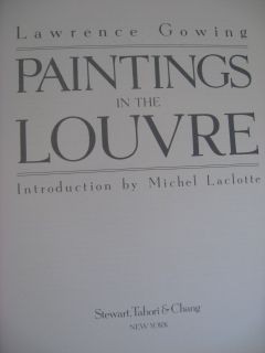 87 Lawrence Gowing Paintings of Louvre 800 Color Illus