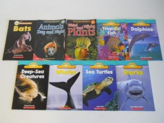 Lot of 9 Science / Animal Childrens Reader Paperback Books ~ Science 