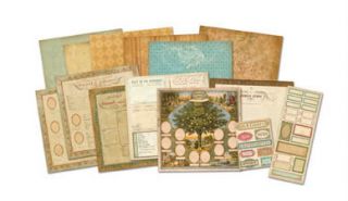 Company Ancestry com Family Tree Scrapbook Scrap Kit