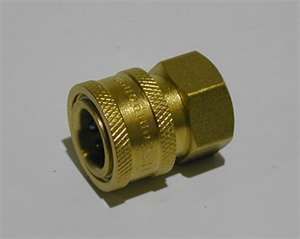 Pressure Washer Brass Quick Connect Socket I 4 Female Pipe Thread 