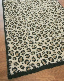Animal Skin Area Rugs 8x11 Leopard Print Carpet