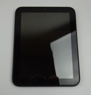 This is an auction for a water damaged HP TouchPad. The device is in 