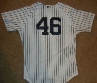 Andy Pettitte 2012 NY Yankees Game Used Pinstripe Jersey ALCS STEINER 