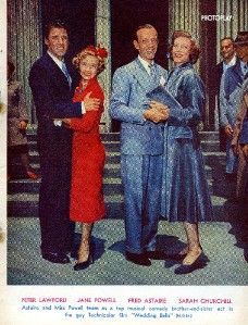   Jane Powell Fred Astaire Ann Miller UK Photoplay Mag 1951