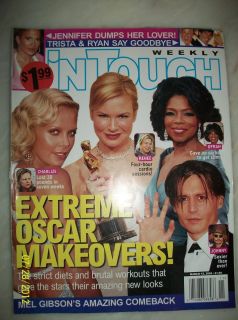   In Touch magazine Johhny Depp Colin Farrell Anna Nicole Smith Charlize