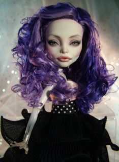 If ANGELINA JOLIE Was a Monster High Doll Repaint by Karen Kay