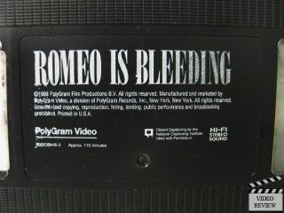   Bleeding VHS Gary Oldman, Lean Olin, Annabella Sciorra, Juliette Lewis