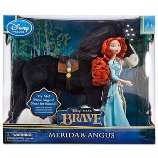  Brave Merida Angus Horse w Sound Deluxe Doll Set 2 Piece 