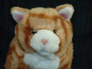 Plush Animal Alley Stuffed Tabby Orange Tiger Cat Toy