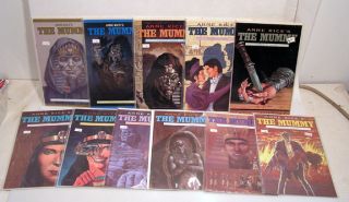 Anne Rice The Mummy Comic Book Set of 11 w Autograph