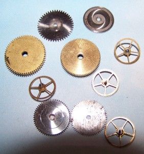 RARE Gears Cogs Only 2G x Large Steampunk Pocket Watch