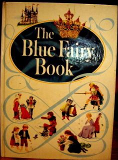1959 The Blue Fairy Book by Andrew Lang Books for Children Illustrated 
