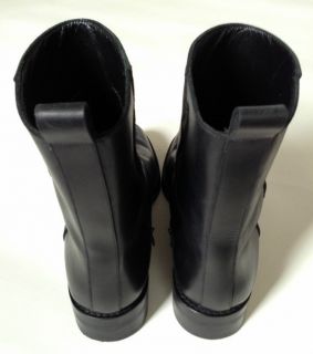 Ann DEMEULEMEESTER Black Leather Boots