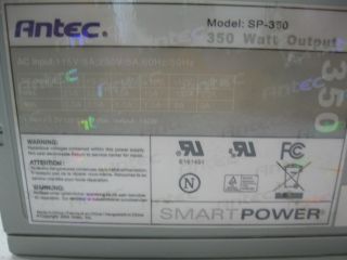 Antec SmartPower SP 350 ATX 350Watt Power Supply 24 Pin
