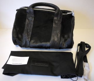 NWT ALEXANDER WANG Rocco Bag Black Leather Pony Hair SOLD OUT!