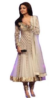 Anoushka Gold Shadow Bollywood Replica Salwar Kameez Indian Fashion 