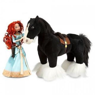  Brave Merida Angus Horse w Sound Deluxe Doll Set 2 Piece 