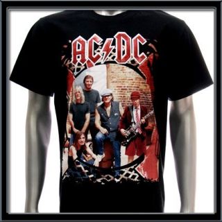 Sz M AC DC Angus Young T Shirt Rock N Roll Heavy Metal