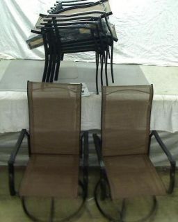 Hampton Bay Anselmo 5 Piece Steel Patio Dining Chair Set   TADD