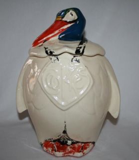 McCoy Vintage Penguin Pelican Cookie Jar 1940 43