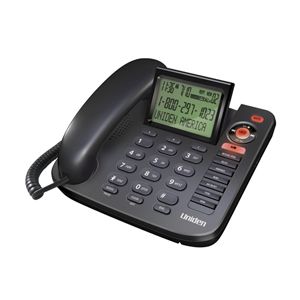 Uniden 1380BK Desktop Corded Caller ID with Answering Machine