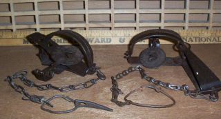 OLD ANIMAL TRAPS VICTOR ONEIDA JUMP Trapper TRAPPING L@@K GREAT