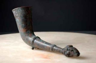 Bronze Vase Mug Camel Head Movie Prop Alexander