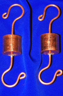 Set of 2 Handcrafted Solid Copper Ant Trap Guard Moat for Hummingbird 