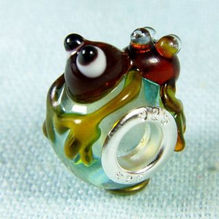 4pc Ant Murano Glass Bead Animal Fits Charm Bracelet