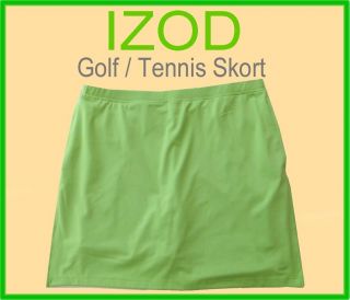 New $60 Ladies IZOD Stretch Golf Tennis Skirt Skort M