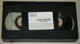   VHS, HBO 1985   Jessica Lange, Ed Harris, & Wedgeworth PATSY CLINE