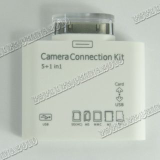   USB Camera Connection Kit SD TF Card Reader Adapter for Apple iPad 1/2