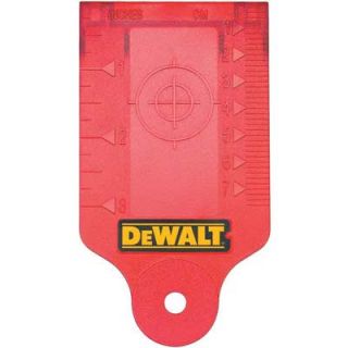 DeWALT DW0730 Magnetic Base Laser Target Card For Surveying Accessory
