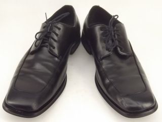 Mens Shoes Black Leather Apt 9 Sz 9 5 M Oxford Dress